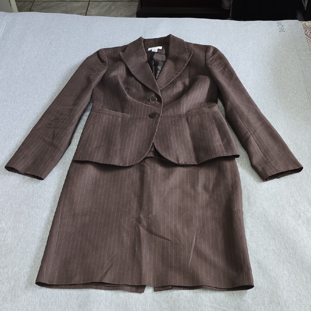 Ann Taylor Loft Brown Tailored Blazer Jacket